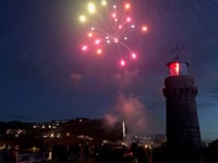 Teignmouth u-turn on fireworks
