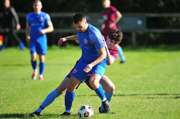 South Devon Football League Premier League. Chudleigh Athletic versus Ilsington Villa. 
A 5-2 away win for Villa at the Kate Brook ground