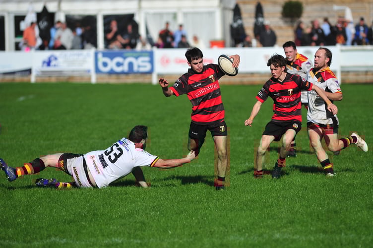 Rugby. Counties 3 Tribute Devon North & East. Newton Abbot Spartans versus Cullompton 2nd XV