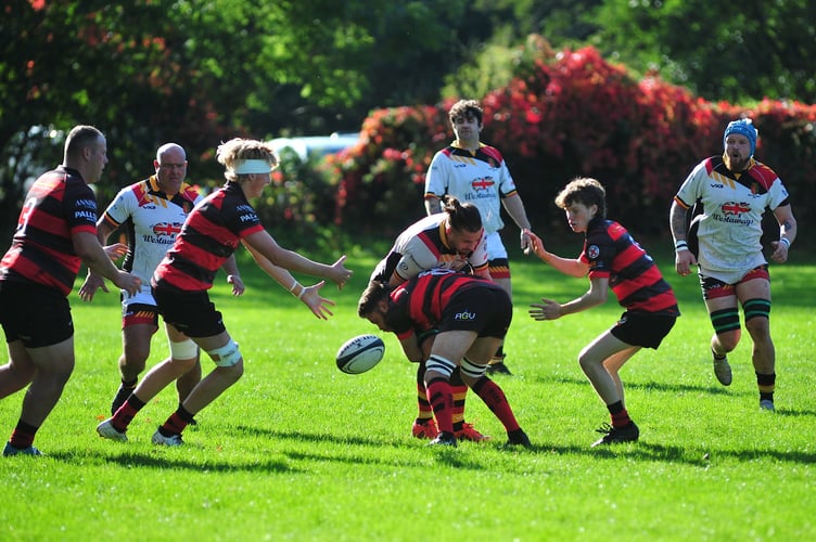 Rugby. Counties 3 Tribute Devon North & East. Newton Abbot Spartans versus Cullompton 2nd XV