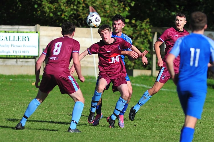 South Devon Football League Premier League. Chudleigh Athletic versus Ilsington Villa. 
A 5-2 away win for Villa at the Kate Brook ground