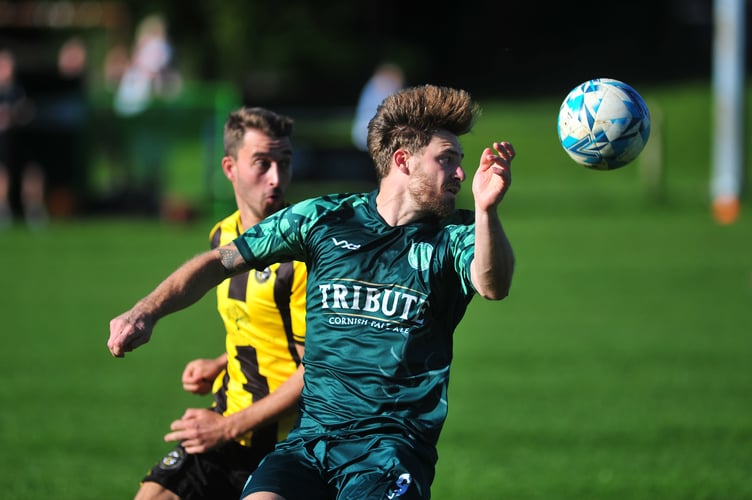 South Devon Football League Premier Division.  Buckfastleigh Rangers versus Beesands Rovers. A 4-1 home win for Rangers