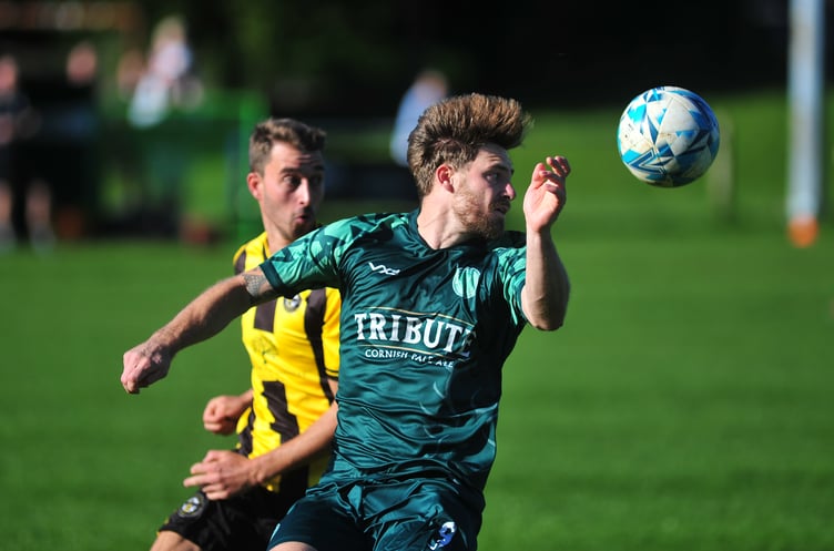 South Devon Football League Premier Division. Buckfastleigh Rangers versus Beesands Rovers. A 4-1 home win for Rangers