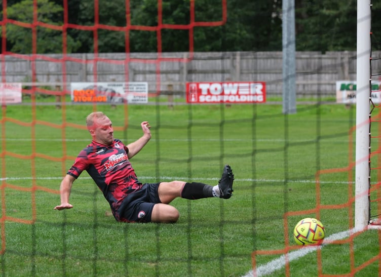 Bovey Tracey AFC's hat-trick hero Lewis Perring