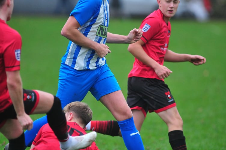South Devon Football League Premier Division.  Newton Abbot  66 versus East Allington United. A 4-2 home win for '66.