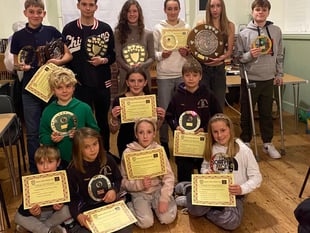 Newton Abbot Athletics Club handout numerous prizes