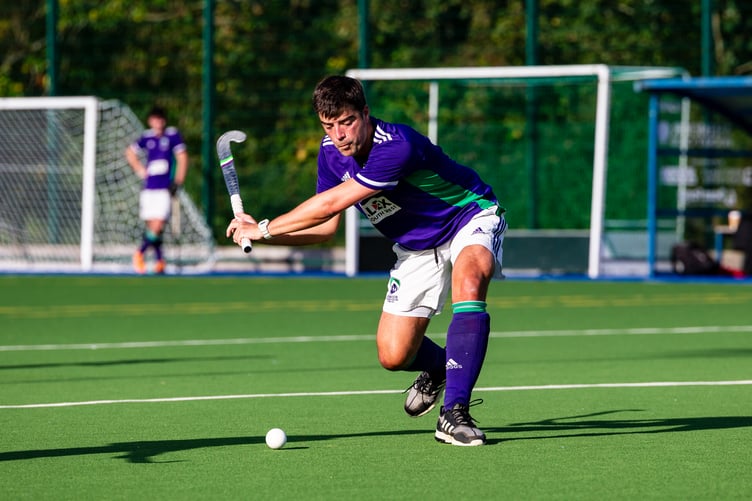 Matt Pearce, who grabbed four goals in the Mens 2s emphatic win against Torbay
