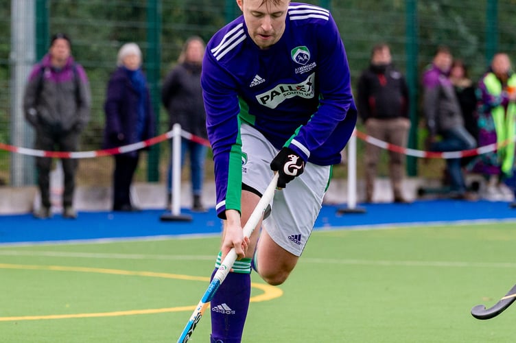 Captain Jamie Bishop who earned the Pallex Player of the Match award for his composed performance at Chichester