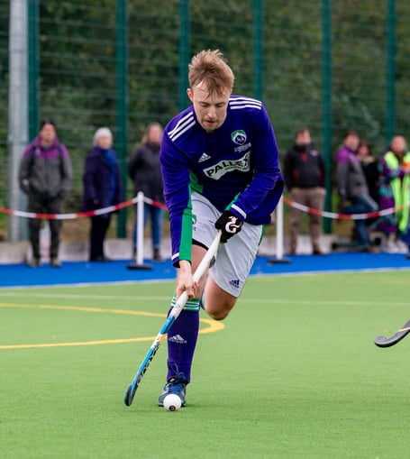 Captain Jamie Bishop who earned the Pallex Player of the Match award for his composed performance at Chichester