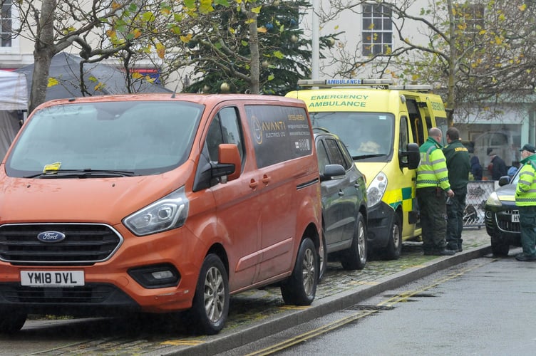 Teignmouth town centre welcomes the start of the Christmas season. Goodwill to all men was not on the cards from a DCC parking CEO who was happy to book support vehicles for the event