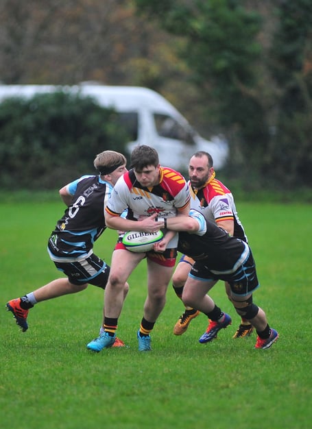 Rugby. Newton Abbot Spartans versus Exeter Athletic