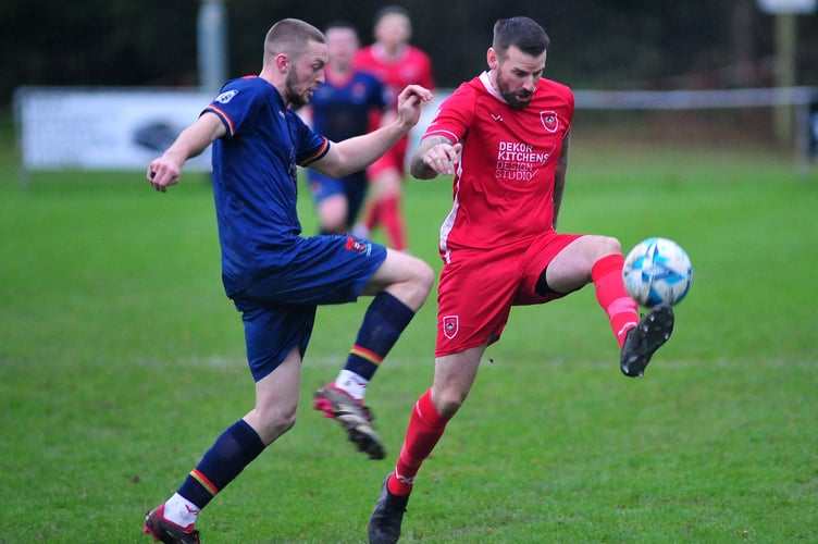 South Devon Football League Premier Division. Kingsteignton Athletic versus East Allington  A 4-2 home win for The Rams