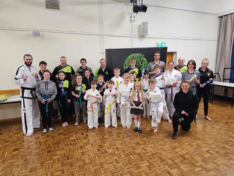 Newton Abbot Martial Arts Club students