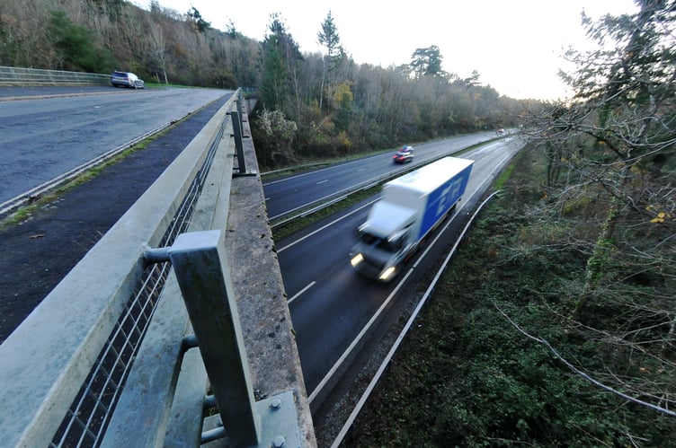 Blackpool overbridge across the A38