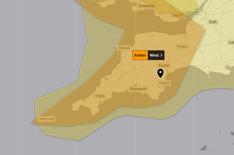 Storm Darragh will bring strong winds and heavy rain over the weeekend.