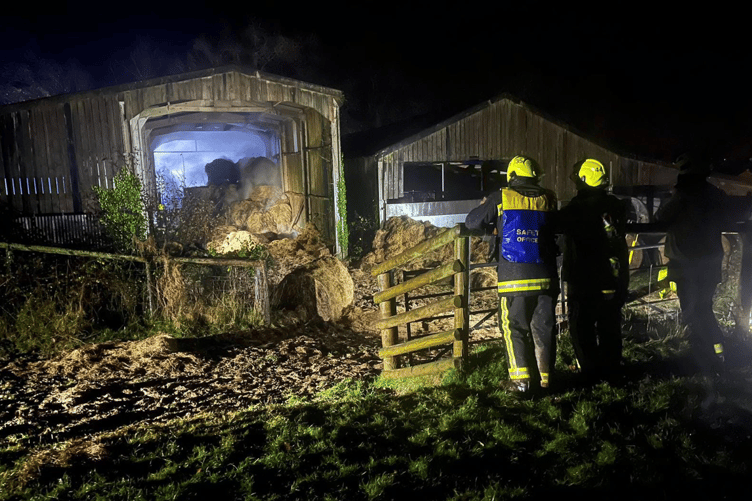 Hay bale fire caused 'minimal' damage to South Brent barn
