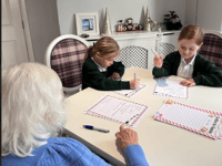 Young and old bond over Christmas activities