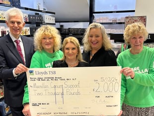 Macmillan benefit from store's generosity