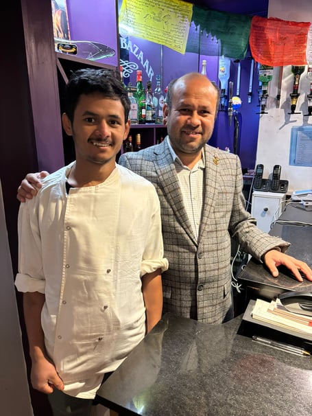 Staff and customers at The Royal Gurkha Spice restaurant in Bovey Tracey raised funds for the NHS. 