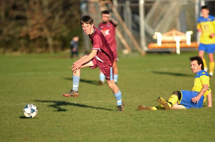Football. South Devon Football League Premier Division. Chudleigh Athletic versus Harbertonford. A comprehensive 7-0 win for Chudleigh in this Herald Cup clash