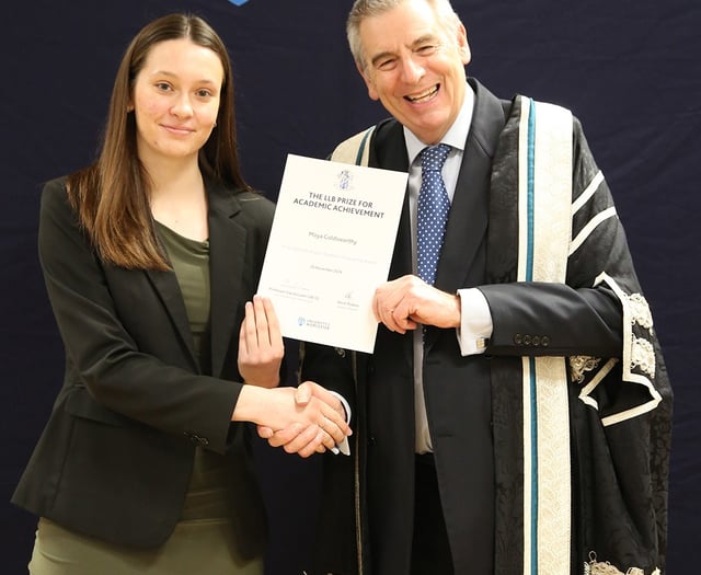 Student's recognition for outstanding achievement