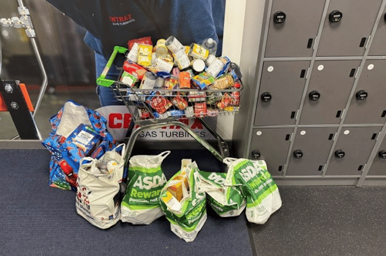 Newton Abbot students spread festive cheer with food bank donations 