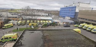 Winter pressure on hospital as patient numbers rise