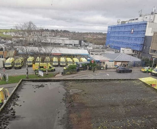 Winter pressure on hospital as patient numbers rise