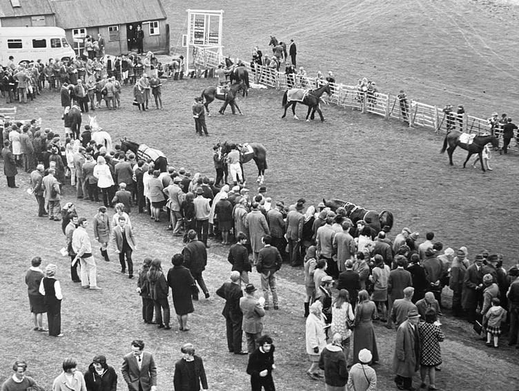 A day at the races. Racing at Buckfastleigh Racecourse from the early 1970s. Although Buckfastleigh closed its doors as a licenced racecourse in August 1960, the historic old course still provides a wonderful setting for point-to-points