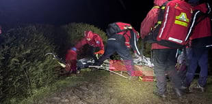 Broken leg in first Dartmoor rescue of 2025