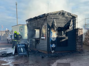 Gutted beach takeaway moves to pub