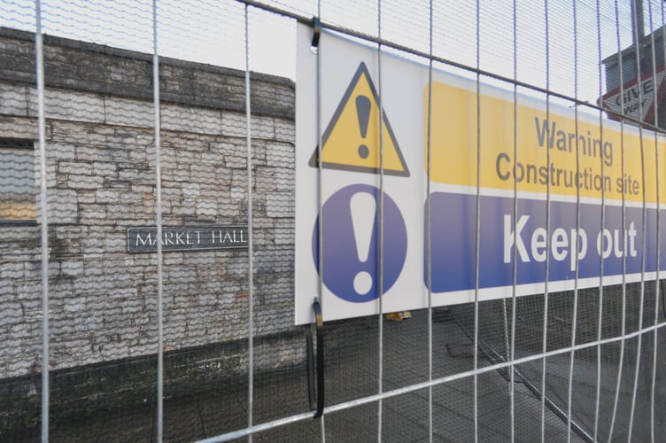Revamp work continues on Newton Abbot's Indoor Market