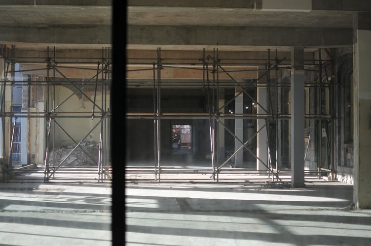 Revamp work continues on Newton Abbot's Indoor Market