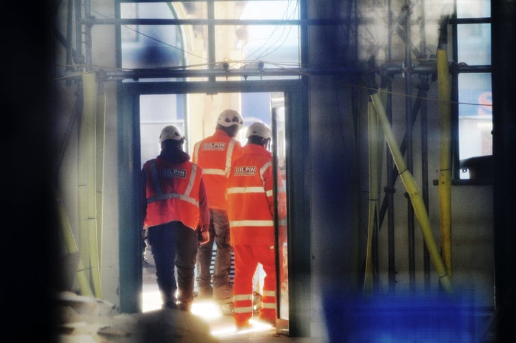 Revamp work continues on Newton Abbot's Indoor Market