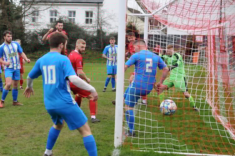 South Devon Football League Premier Division. Kingsteignton Athletic versus Newton Abbot 66 . A 4-1 home win for the Rams
