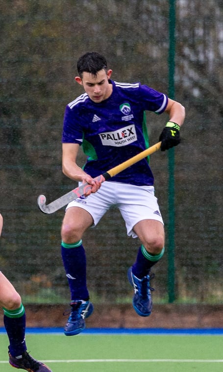 Scorer of seven goals for Ashmoor HC, Charles Walker