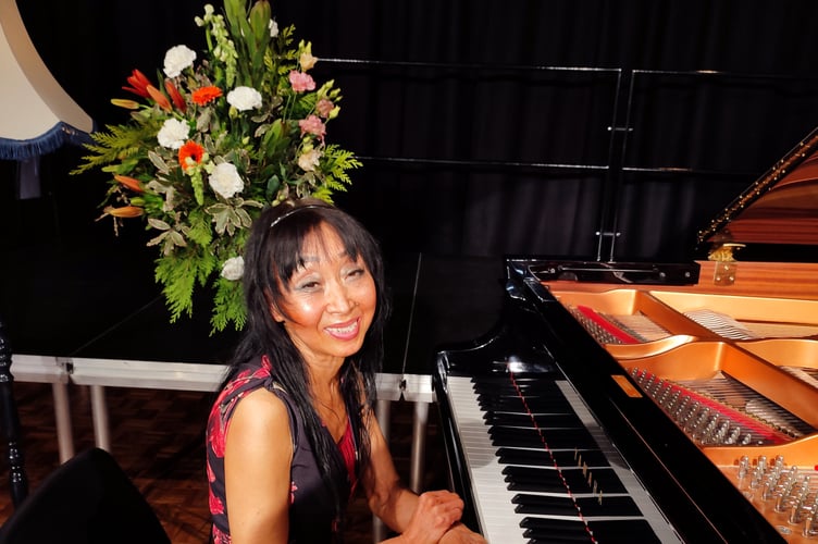 Young-Choon Park after her performance for NADSA Concerts