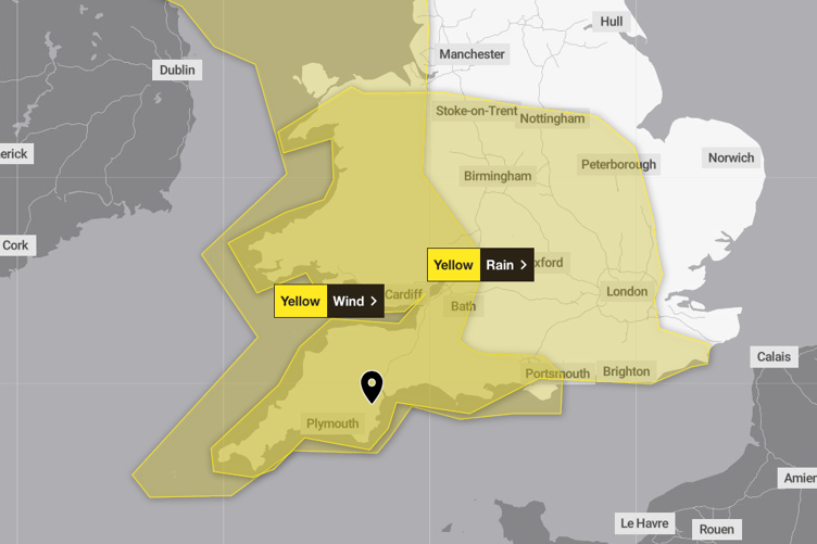 Further weather warnings for Sunday, January 26, have been issued by the Met Office