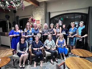 Blue was the colour for Dainton ladies