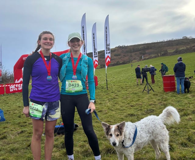 Bria and Tara tackle marathon