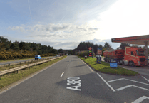 A38 at standstill after motorbike and tractor crash