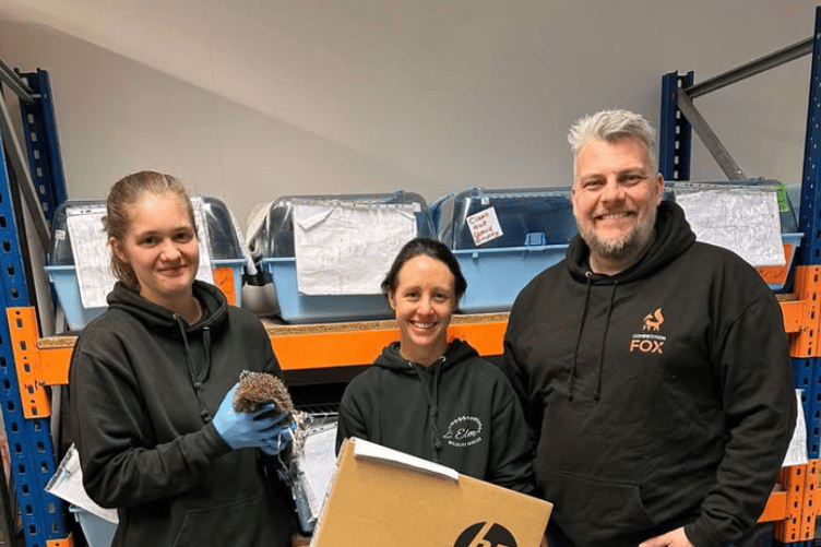 Competition Fox's donation of a new laptop plus £500 was gratefully received by ELM Wildlife