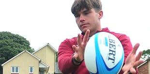 Whirlwind weeks for young rugby star