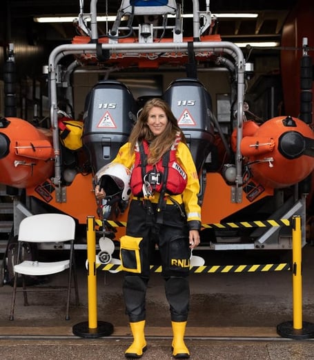 Rachel Palmer Teignmouth RNLI crew