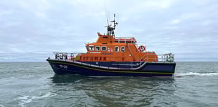 Teignmouth RNLI bids farewell to Falmouth’s lifeboat