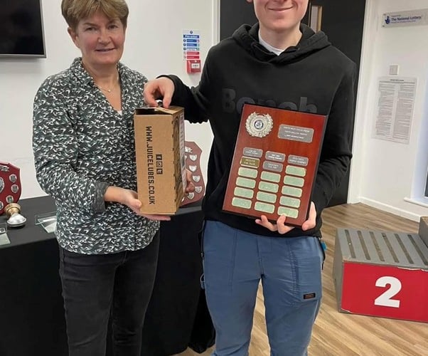 Youth Mallen Trophy for the most improved youth rider was awarded to Meryn Kitching