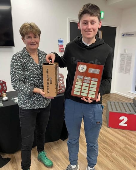 Youth Mallen Trophy for the most improved youth rider was awarded to Meryn Kitching