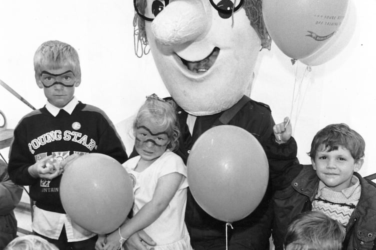 Youngsters join in the fun with Postman Pat on the Den in Teignmouth as Home-Start celebrates its 21st anniversary on June 21, 1994