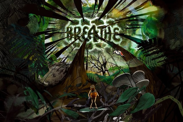 Extraordinary journey through a busy forest.