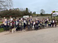 Landfill opponents walk the talk